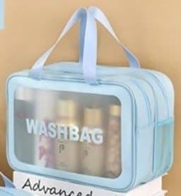 Clear Waterproof Travel Toiletry Wash Bag