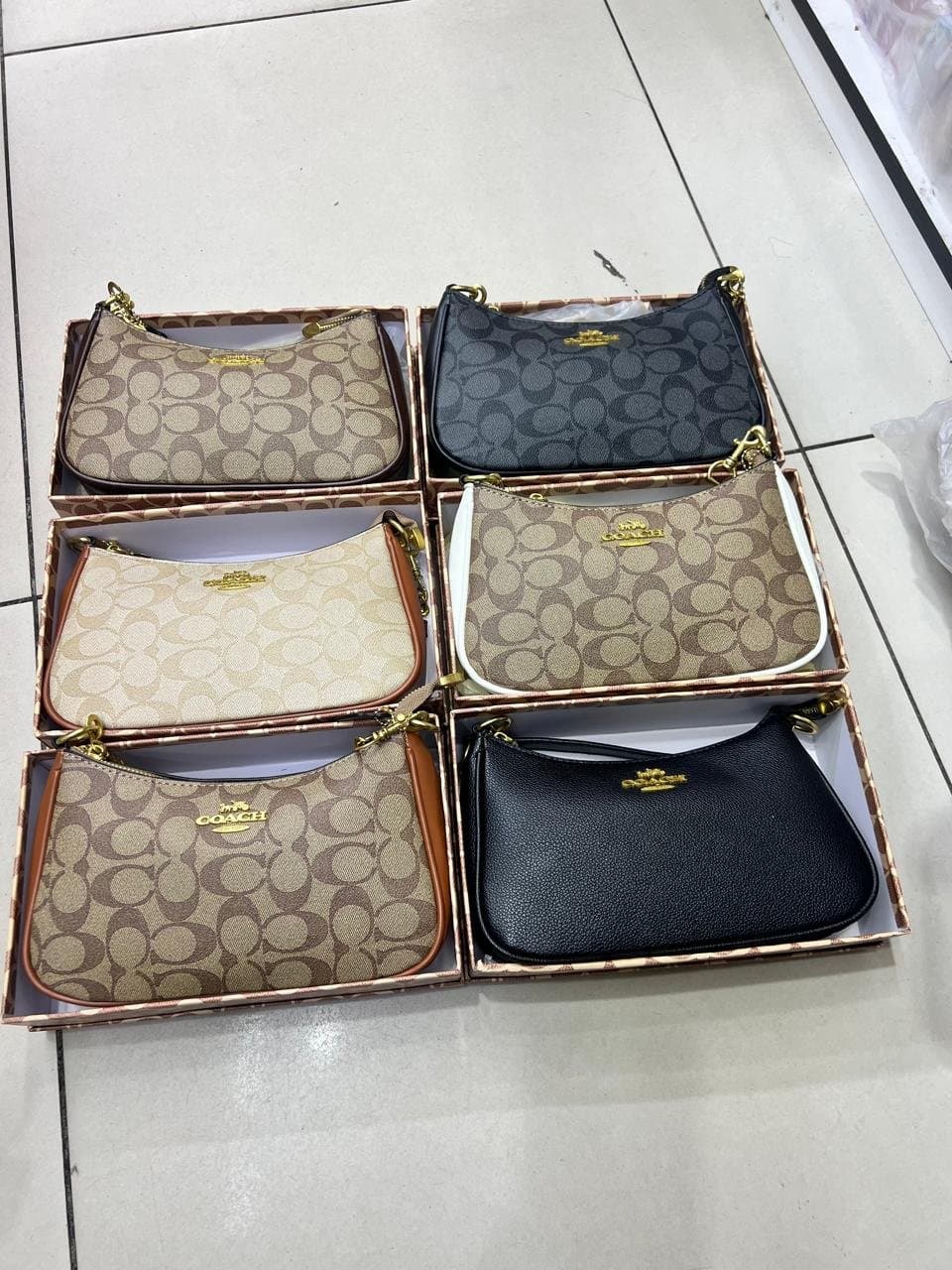 Coach Monogram Shoulder Bag