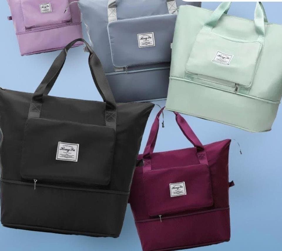 Hong Fu Expandable Foldable Travel Duffel Bag