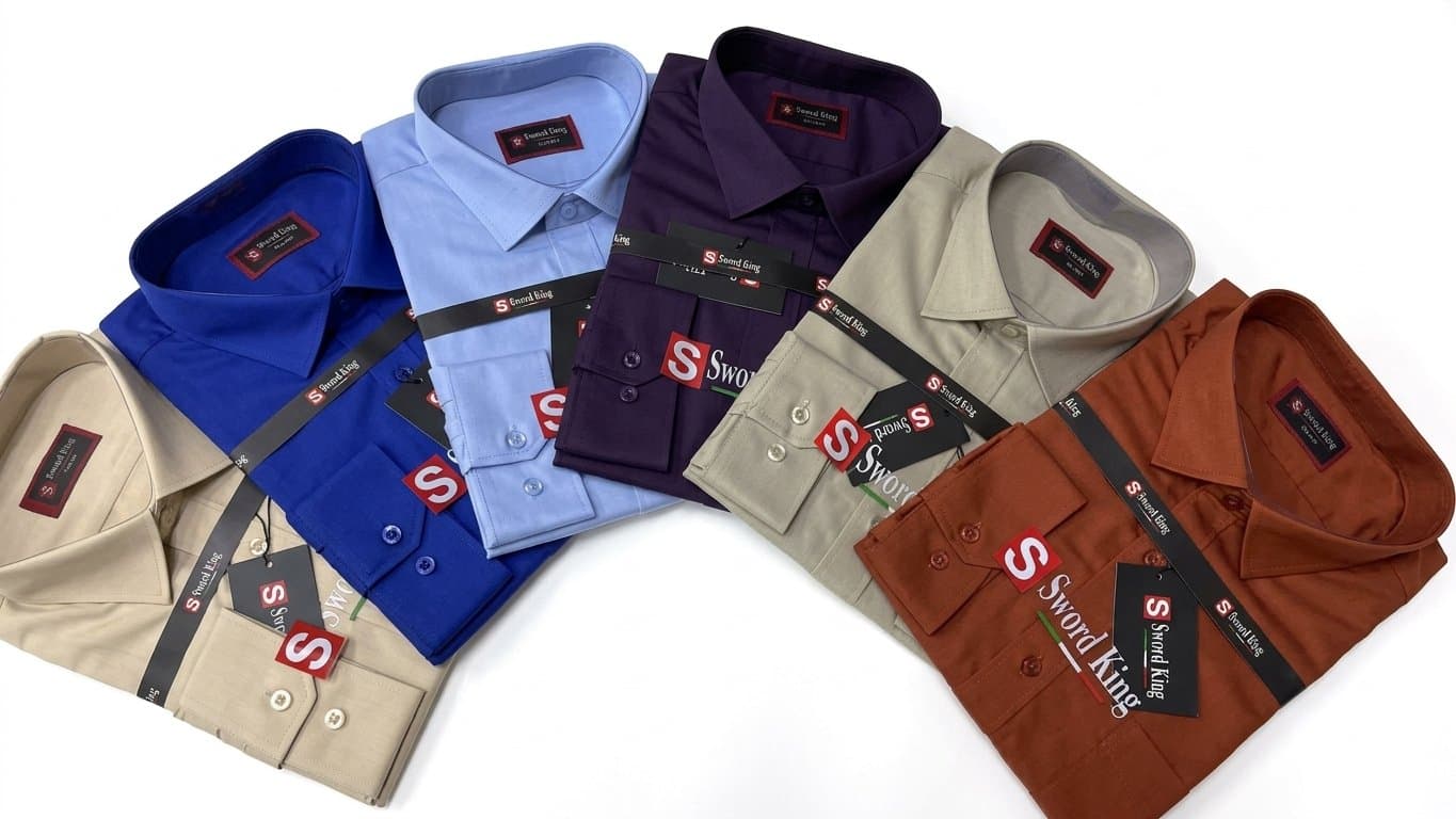 Men's Classic Slim Fit Long Sleeve Dress Shirt