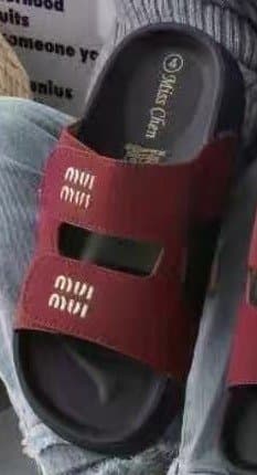 Miss Chen Women's Double-Strap Slide Sandals