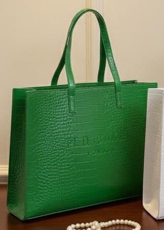 Ted Baker Croc-Effect Structured Tote Bag