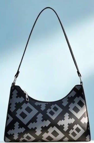 Women's Monogram Pattern Shoulder Bag