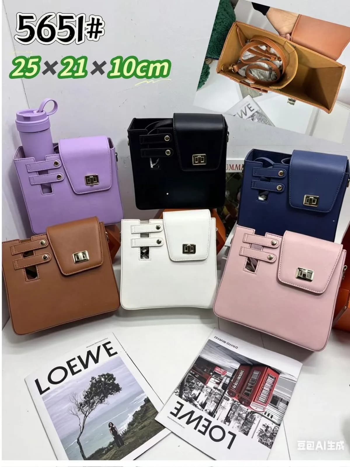 Mini Bag with Bottle Holder Pocket