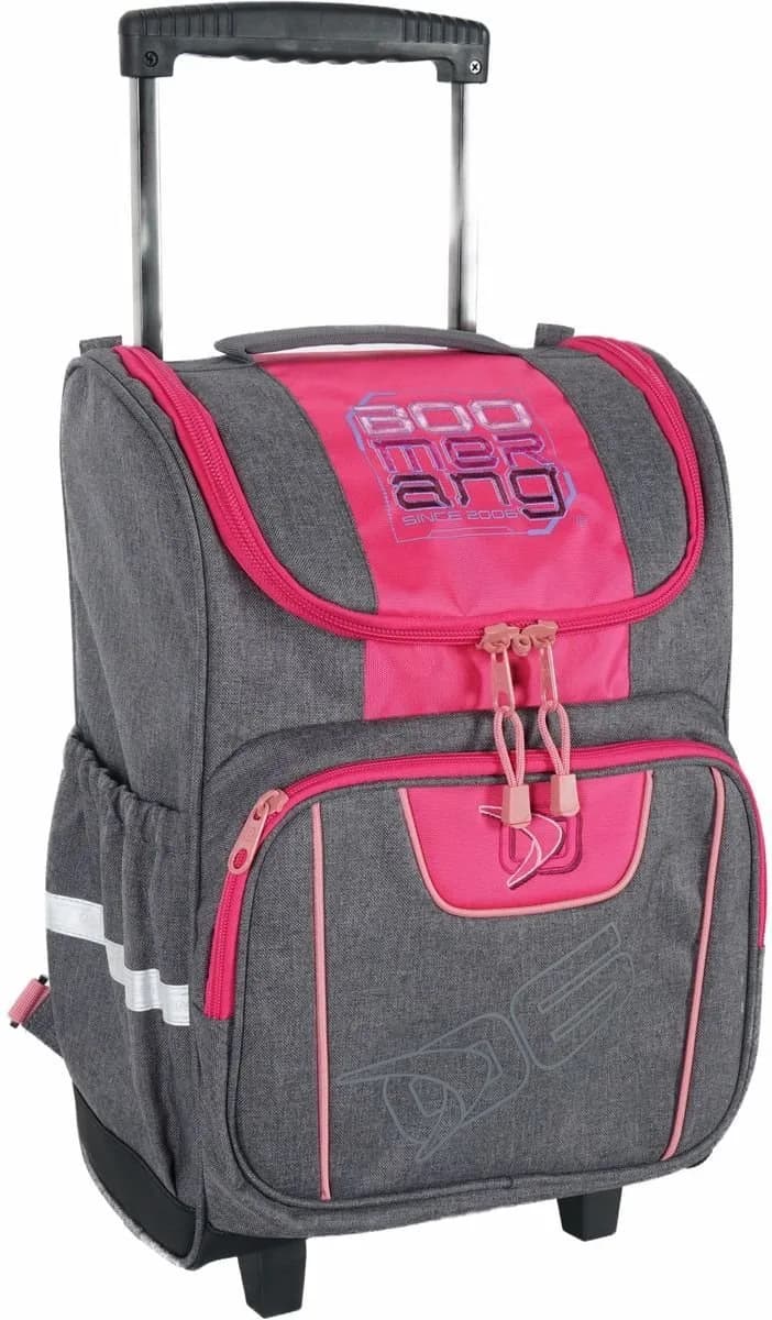 Boomerang Large BabaHub Melange Polyester Division Trolley Backpack S-542-02