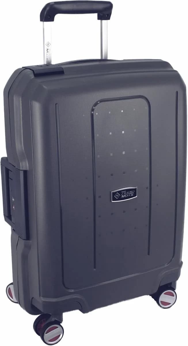 Travel Mate 55 CM Polyprop 8 Wheel Cabin Trolley BabaHub Case TSA L-339 C – NAVY