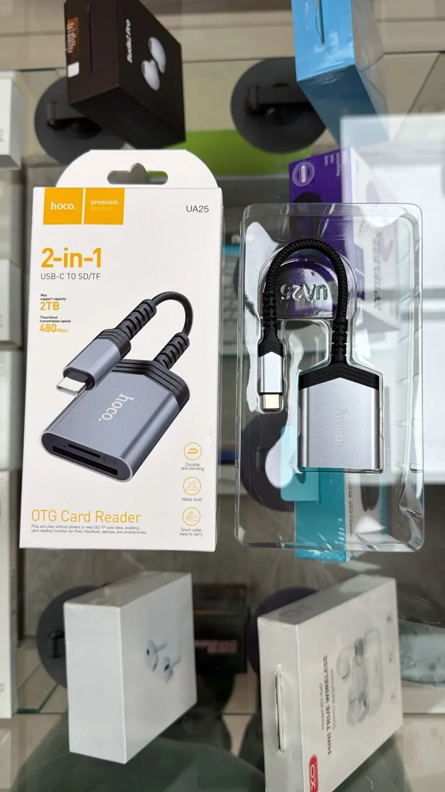 USB-C 2-in-1 SD/TF Card Reader