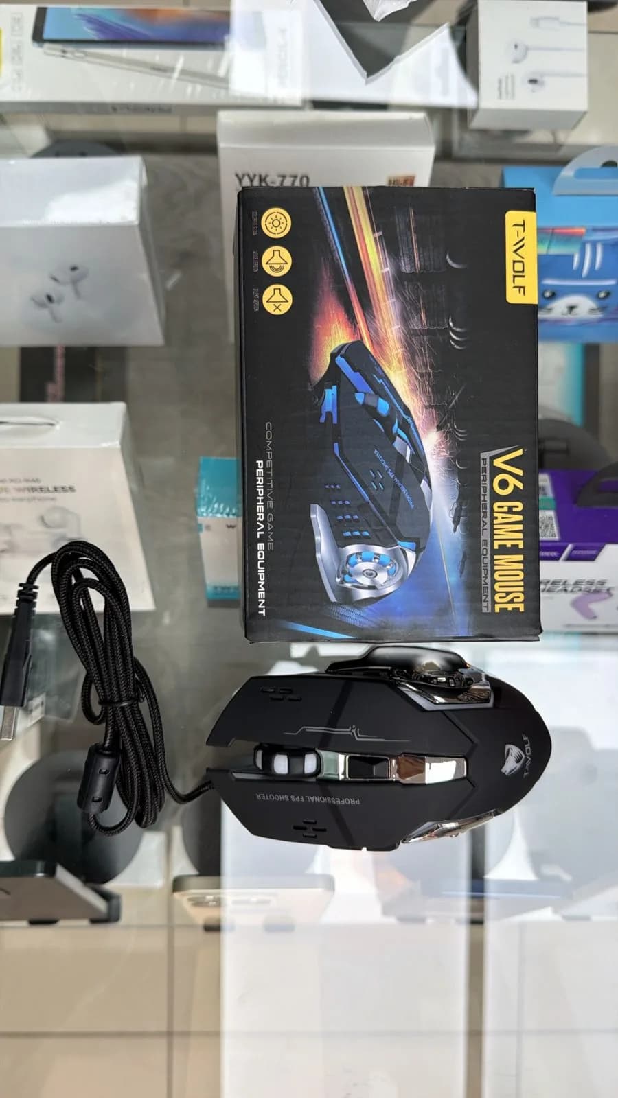 V6 Wired Gaming Mouse