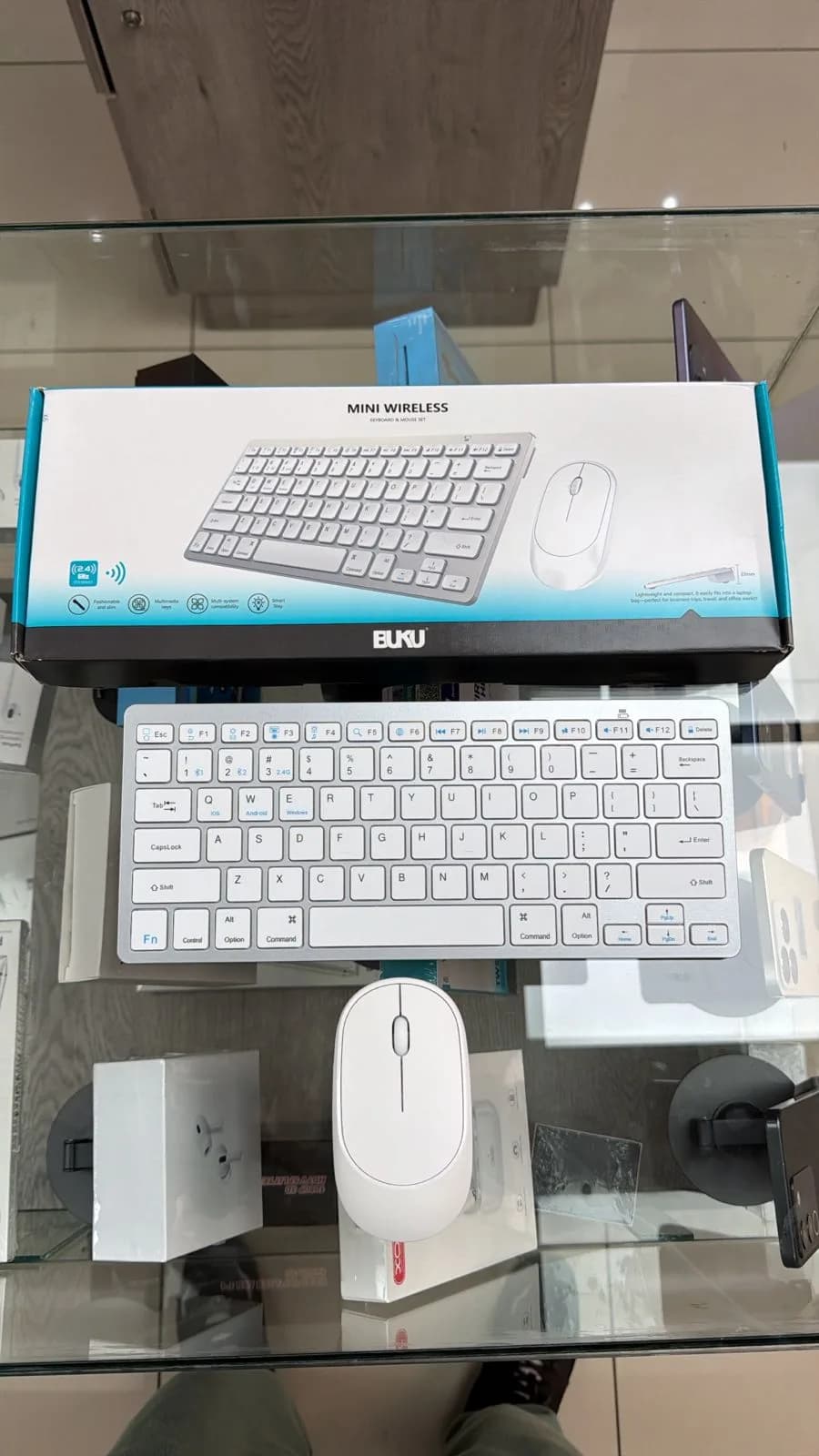 Mini Wireless Keyboard & Mouse Set