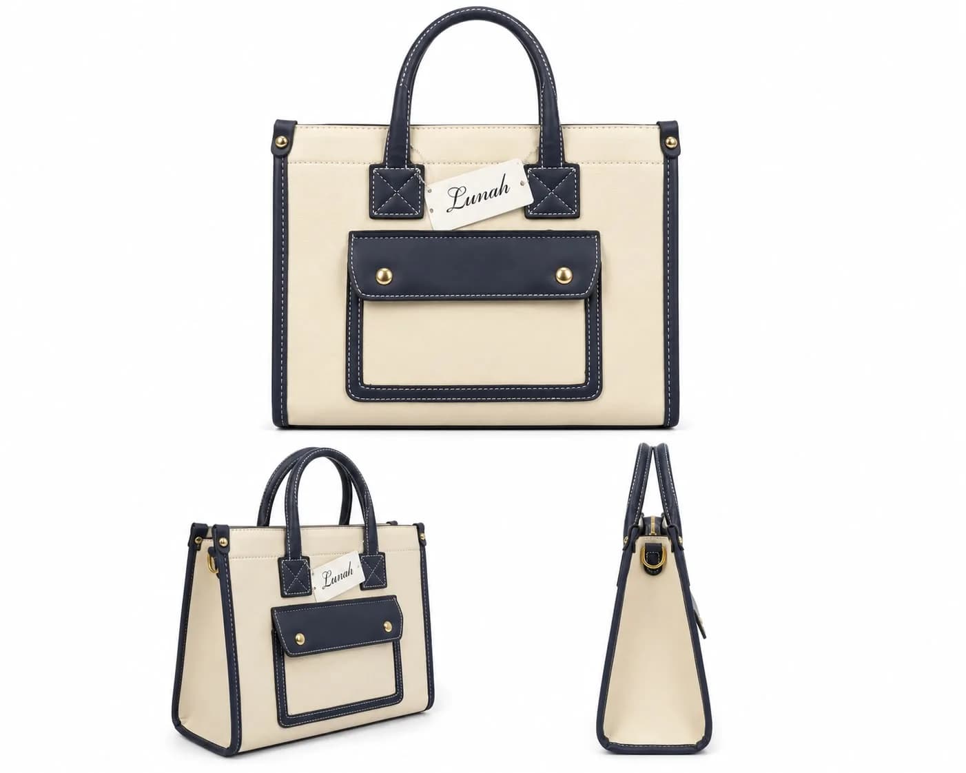 Leather Tote Handbag