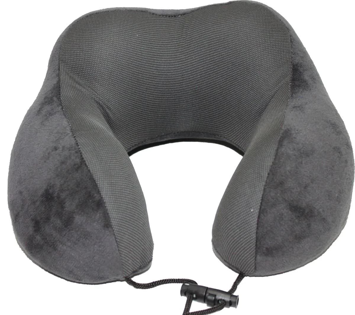 Travel Mate Curved Top Memory Foam Travel Pillow T-068 – Grey