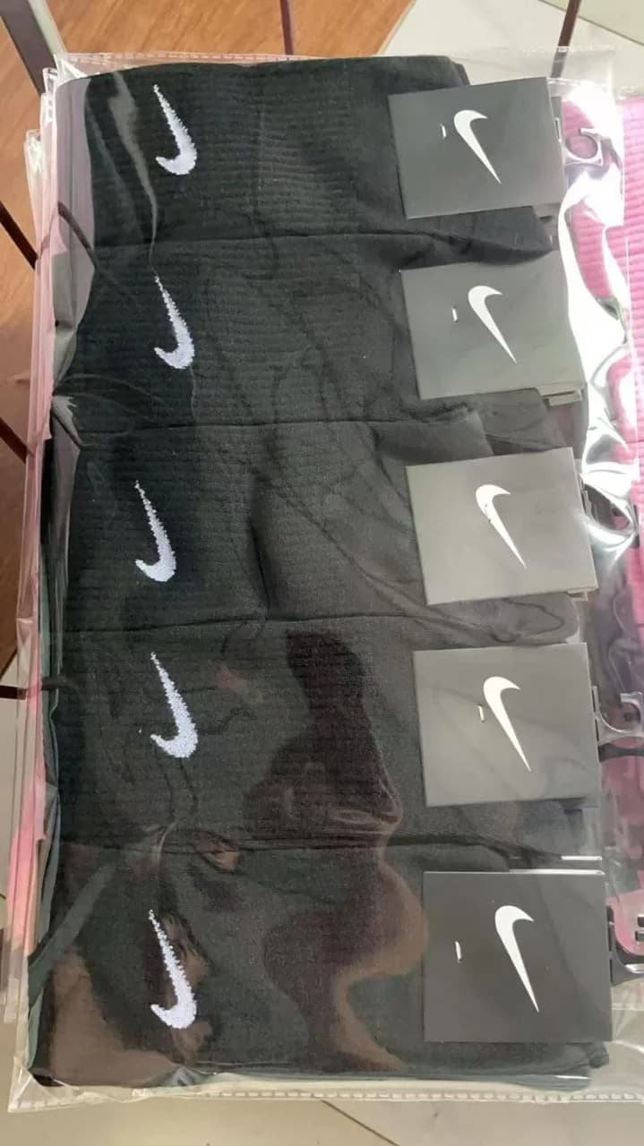 Crew Socks 5-Pack, Black