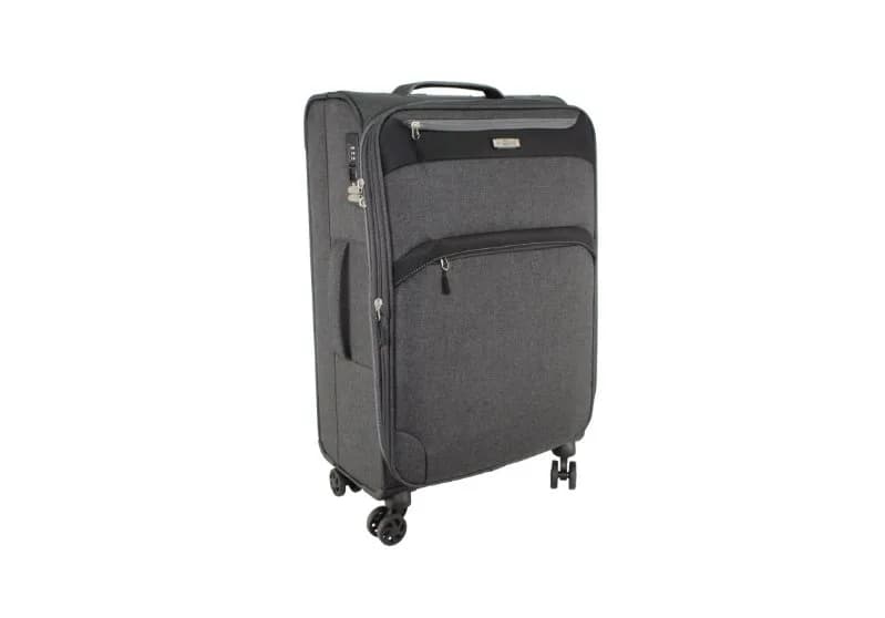 Travel Mate 61cm Light Weight EIGHT-Wheel BabaHub Trolley Case L-265 B – GREY