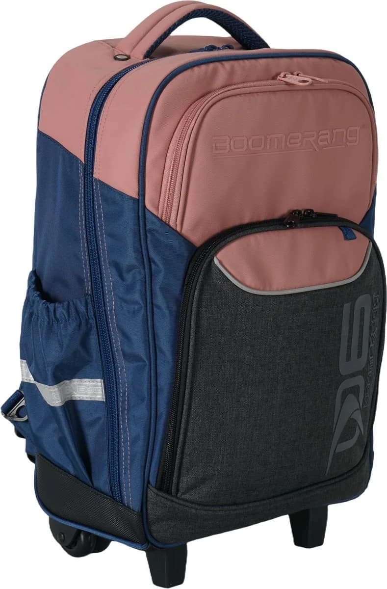 Boomerang Large BabaHub Polyester TPU Division Trolley Backpack S-530-03 Peach