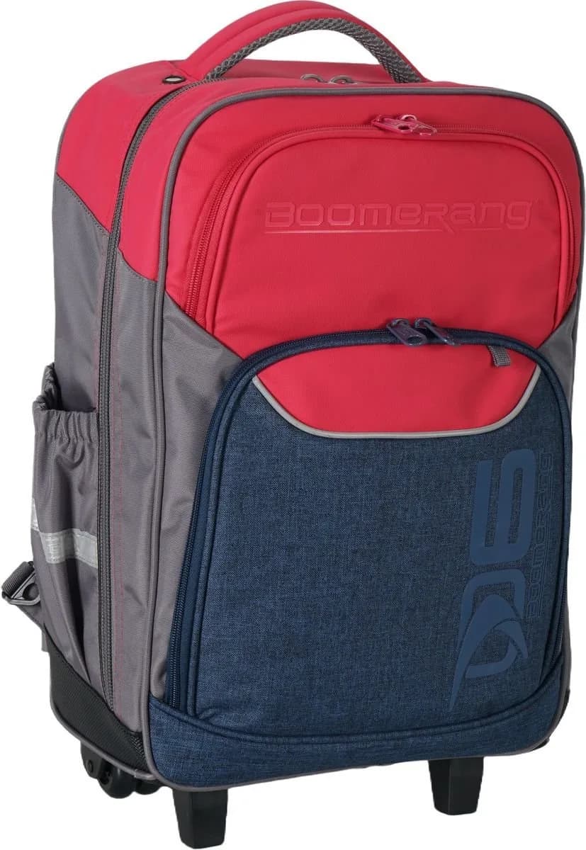 Boomerang Large BabaHub Polyester TPU Division Trolley Backpack S-530-02 Pink
