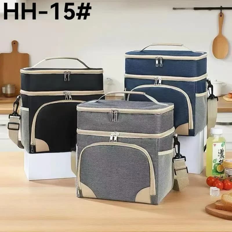 Two-Tier Insulated Cooler Bag