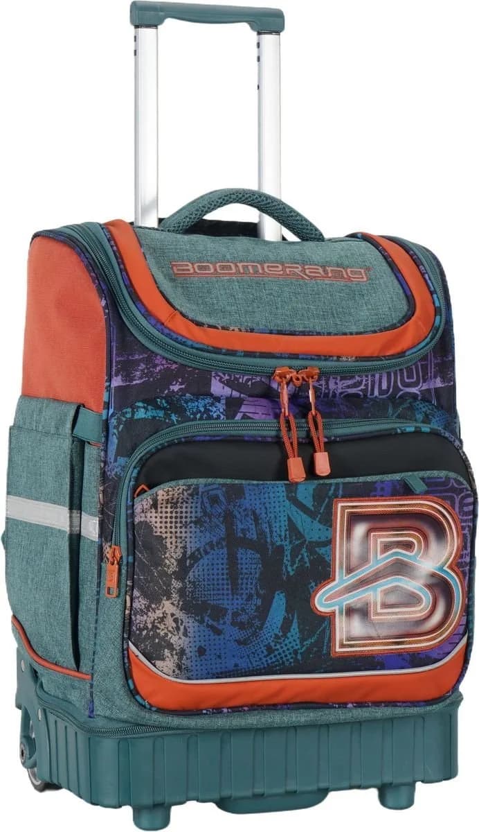 Boomerang Hardbase XL Trolley Backpack Orange