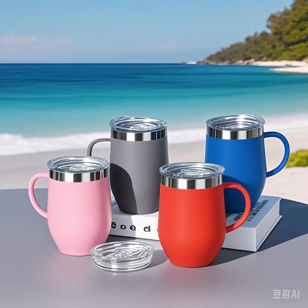 Insulated Office Mug with Lid