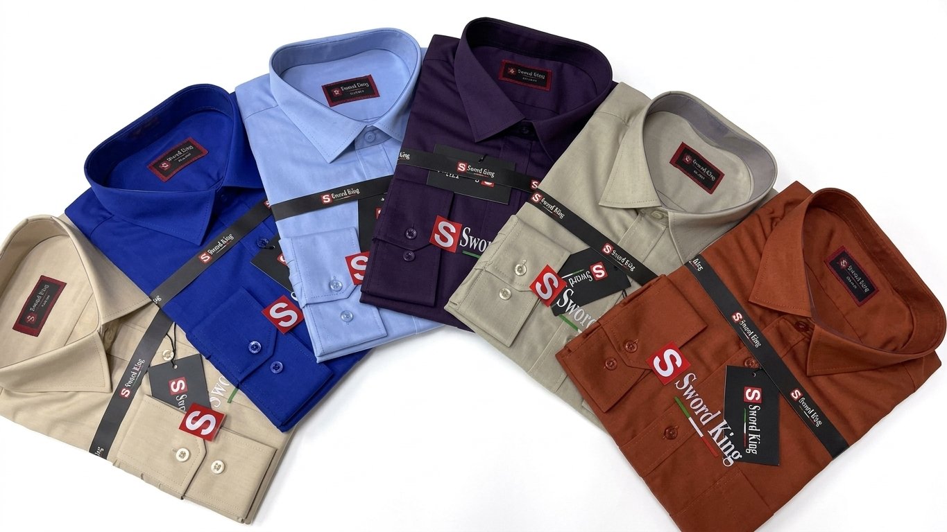 Men's Classic Slim Fit Long Sleeve Dress Shirt