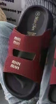 Miss Chen Women's Double-Strap Slide Sandals
