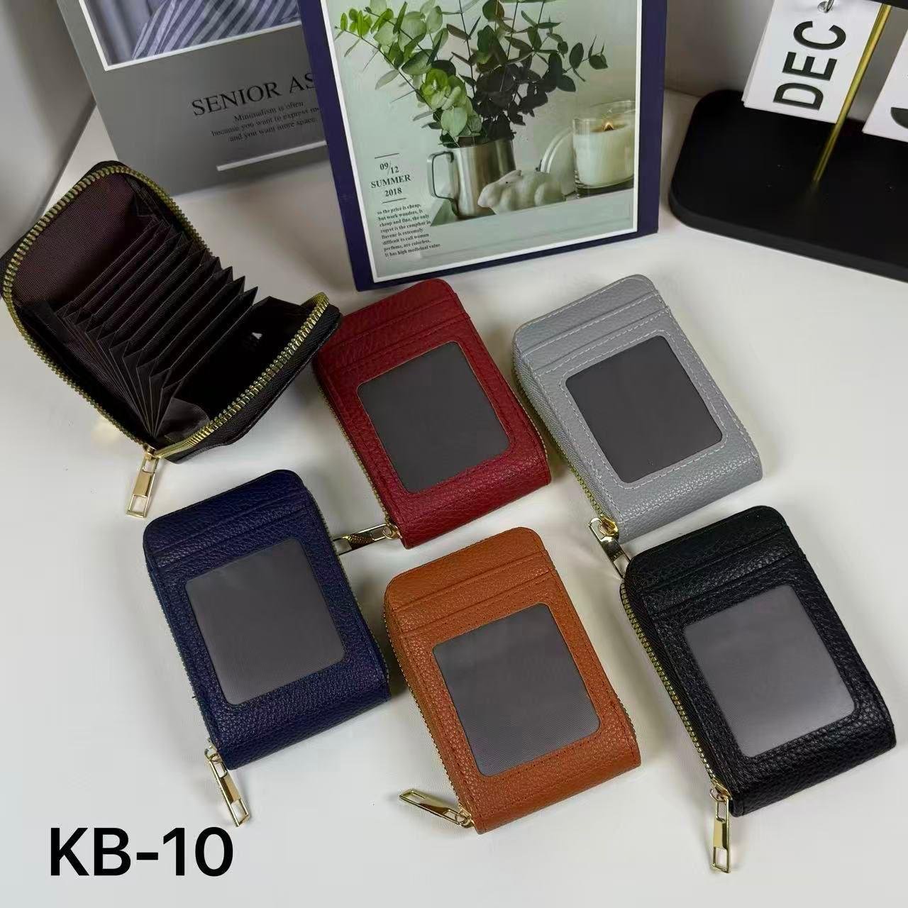 Zip-Around Accordion Card Holder Wallet with ID Window