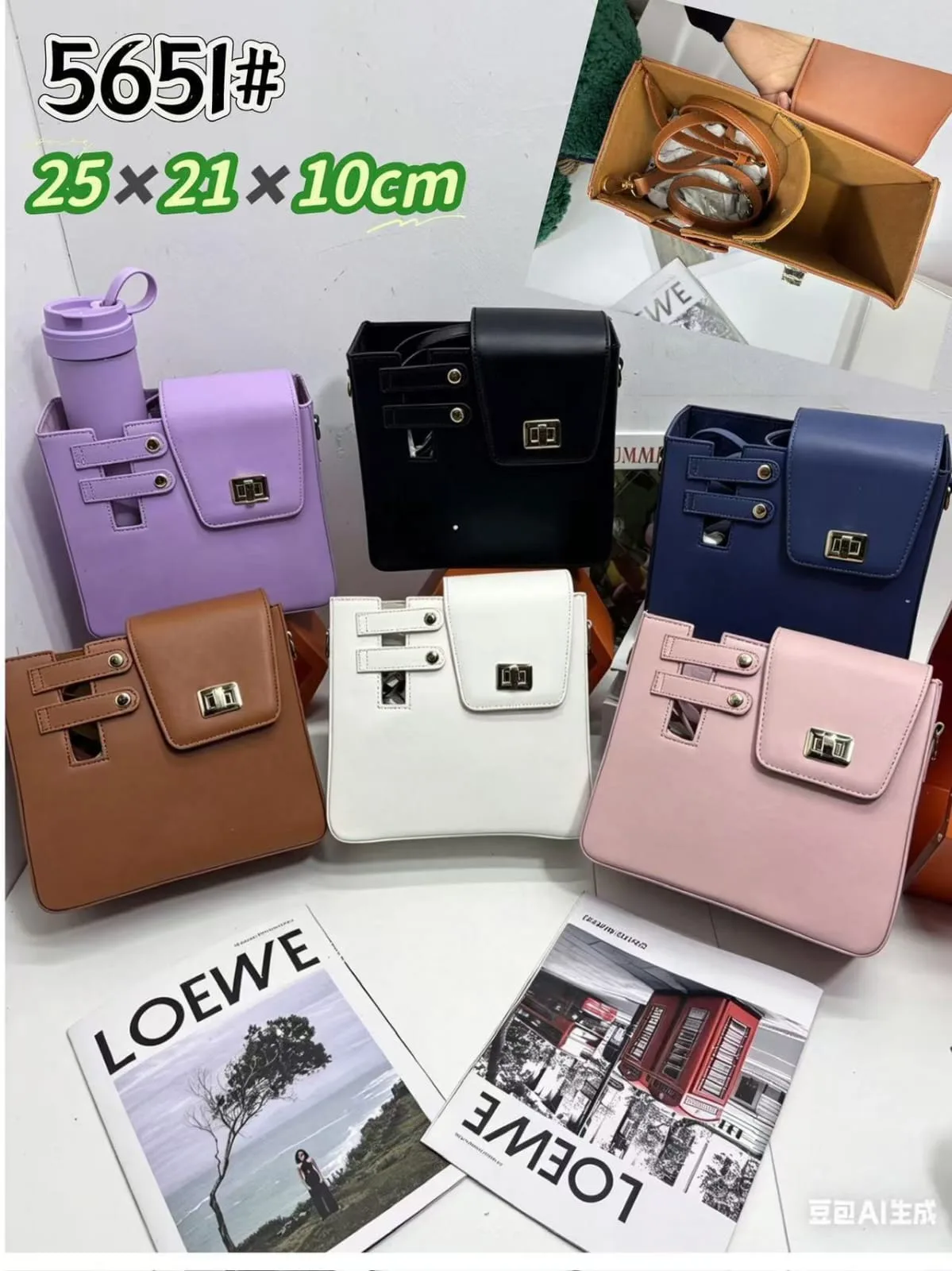 Mini Bag with Bottle Holder Pocket