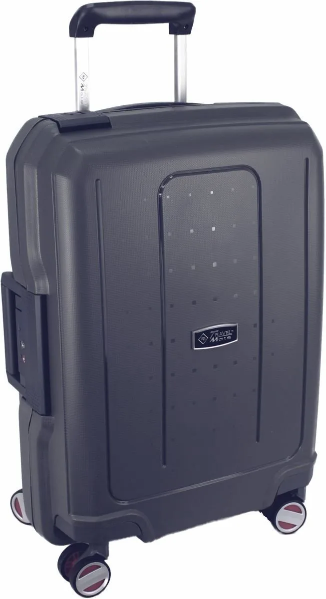 Travel Mate 55 CM Polyprop 8 Wheel Cabin Trolley BabaHub Case TSA L-339 C – NAVY