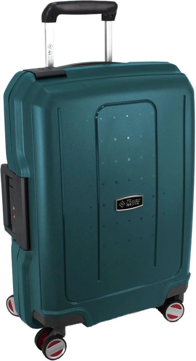 Travel Mate 55 CM Polyprop 8 Wheel Cabin Trolley BabaHub Case TSA L-339 C – TEAL