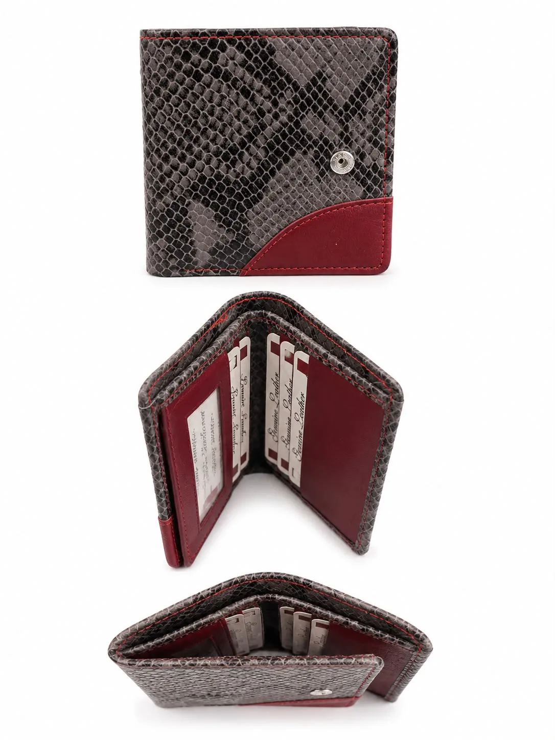 Textured Leather Wallet