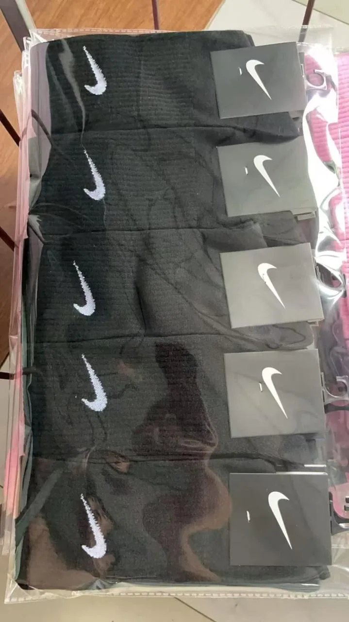Crew Socks 5-Pack, Black