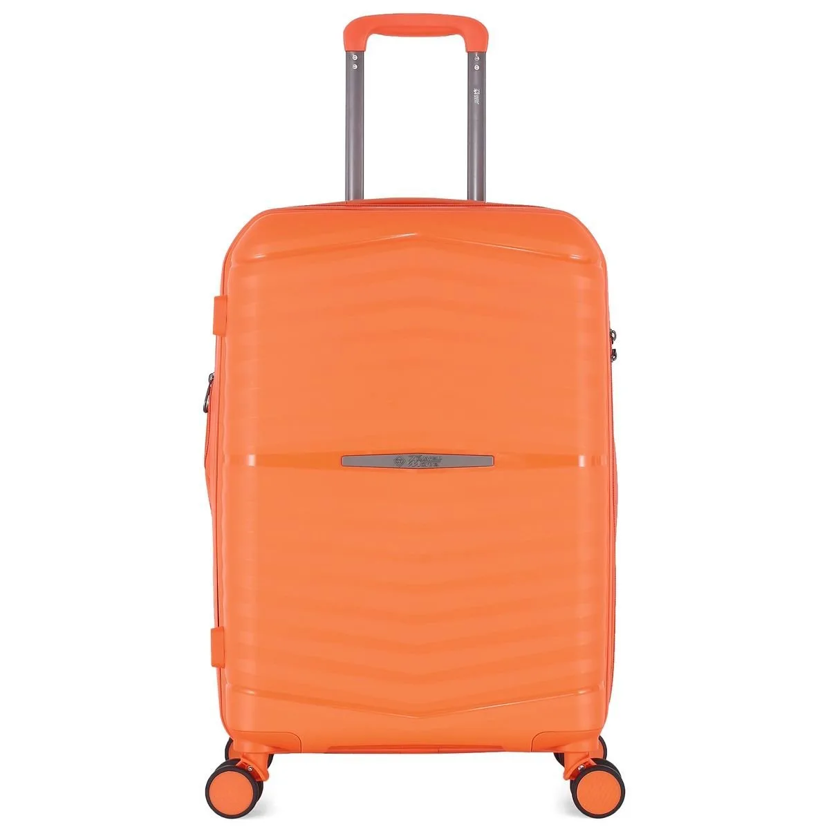 Travel Mate 63cm Hard Shell Zipper 8 Wheel BabaHub Trolley Case TSA L-349 B – Orange