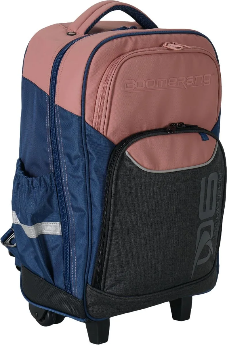 Boomerang Large BabaHub Polyester TPU Division Trolley Backpack S-530-03 Peach