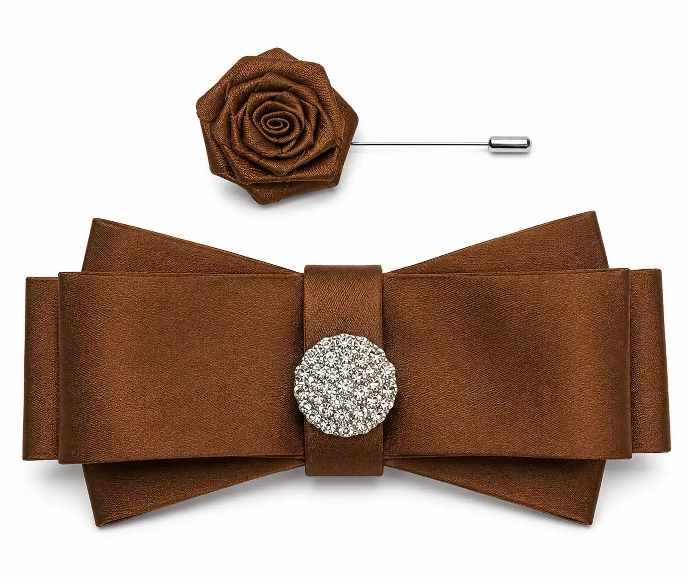 Brown Lapel Pin
