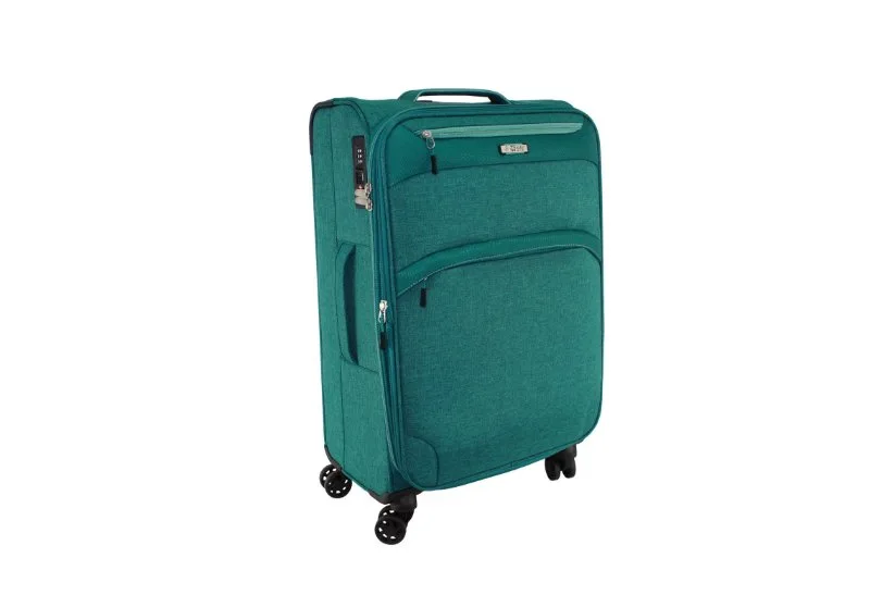 Travel Mate 61cm Light Weight EIGHT-Wheel BabaHub Trolley Case L-265 B – GREEN