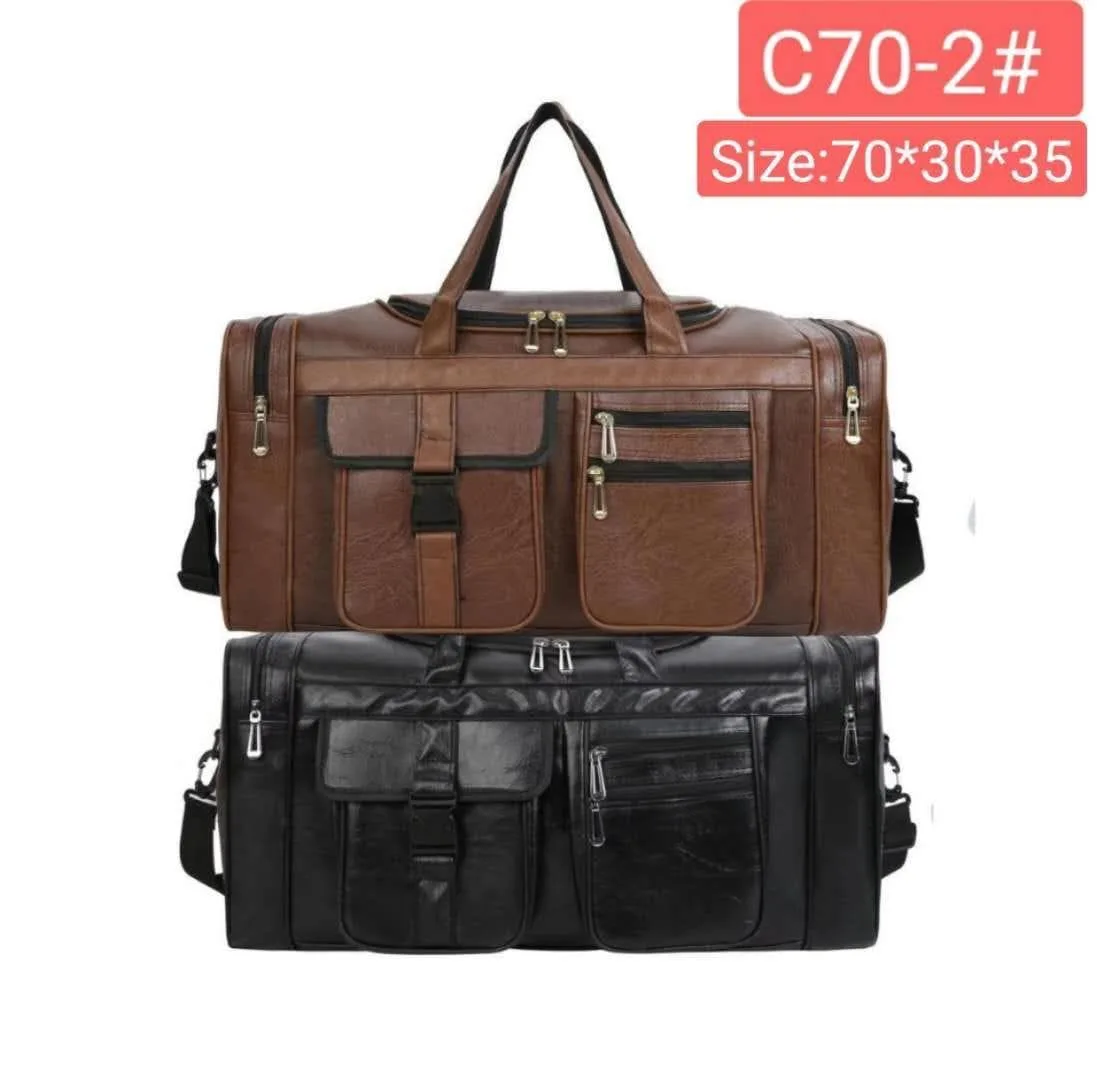 Travel Duffel Bag with Multi-Pocket Front
