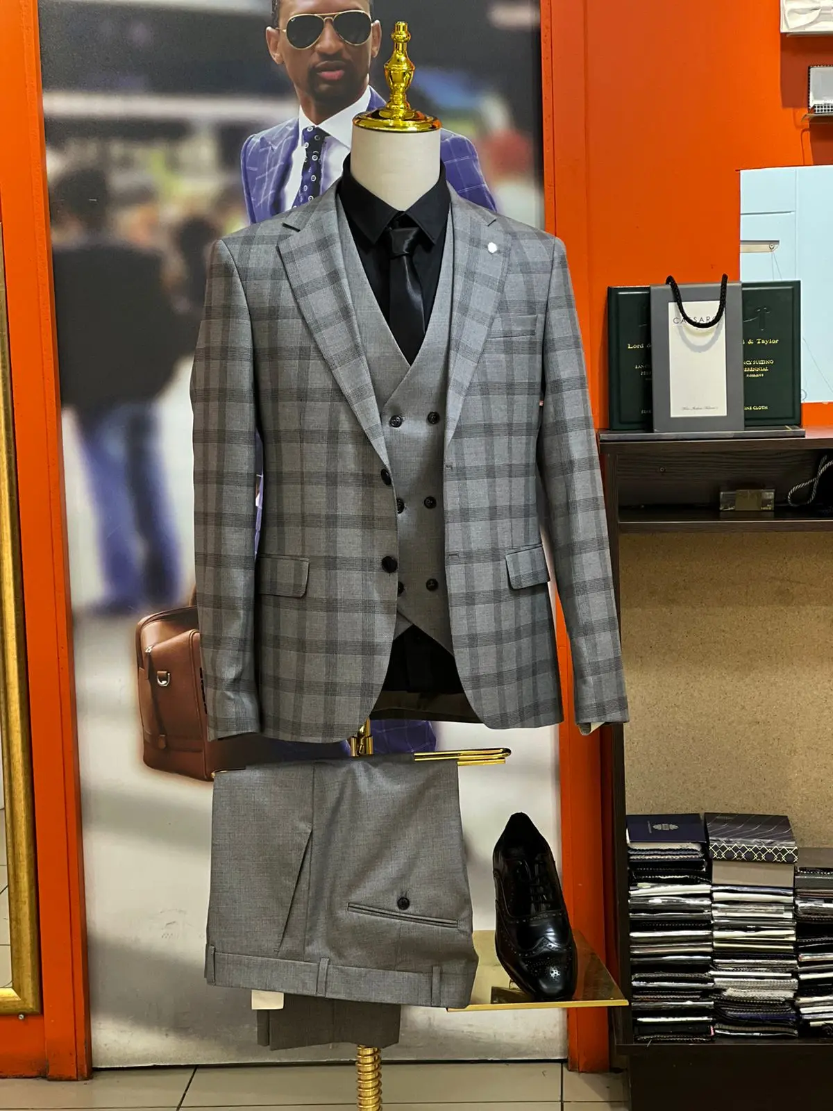 Ready-Made Premium Three-Piece Suit