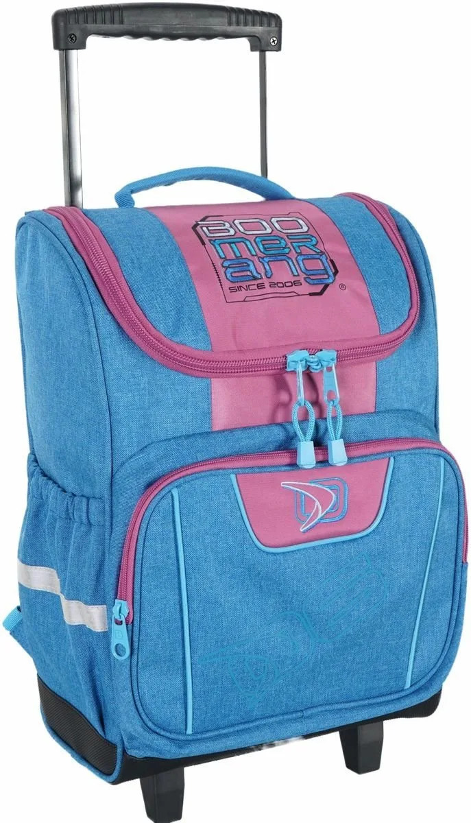 Boomerang Large BabaHub Melange Polyester Division Trolley Backpack S-542-03